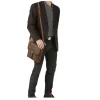 Vintage Leather Messenger Brown Bag model