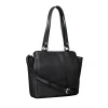 Women's Genuine Leather Designer Black Handbag