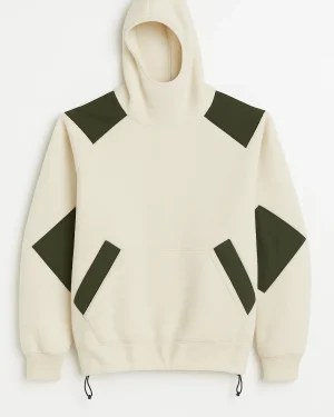 Arctic Shield Fleece Nike White Hoodie featuring a soft white fleece design.