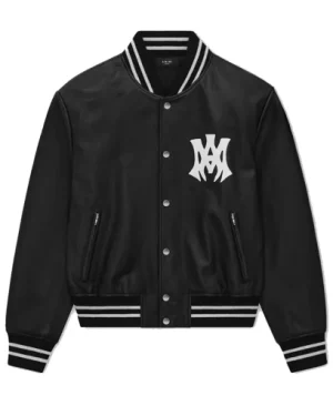 Hollywood Leather Bomber AMIRI MA Jacket with premium leather and signature detailing.