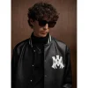 Hollywood Leather Bomber AMIRI MA Jacket model