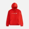 DoorDash Red MrBeast x Hoodie featuring bold red color and collaborative branding.