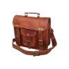 Genuine Leather Messenger Bag - Elegance and Functionality