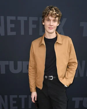 Men’s Tan Cotton Harrington Jacket